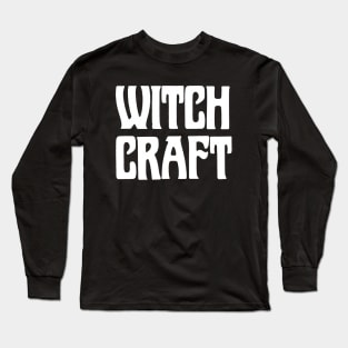 Witch Craft †††† Retro Typography Long Sleeve T-Shirt